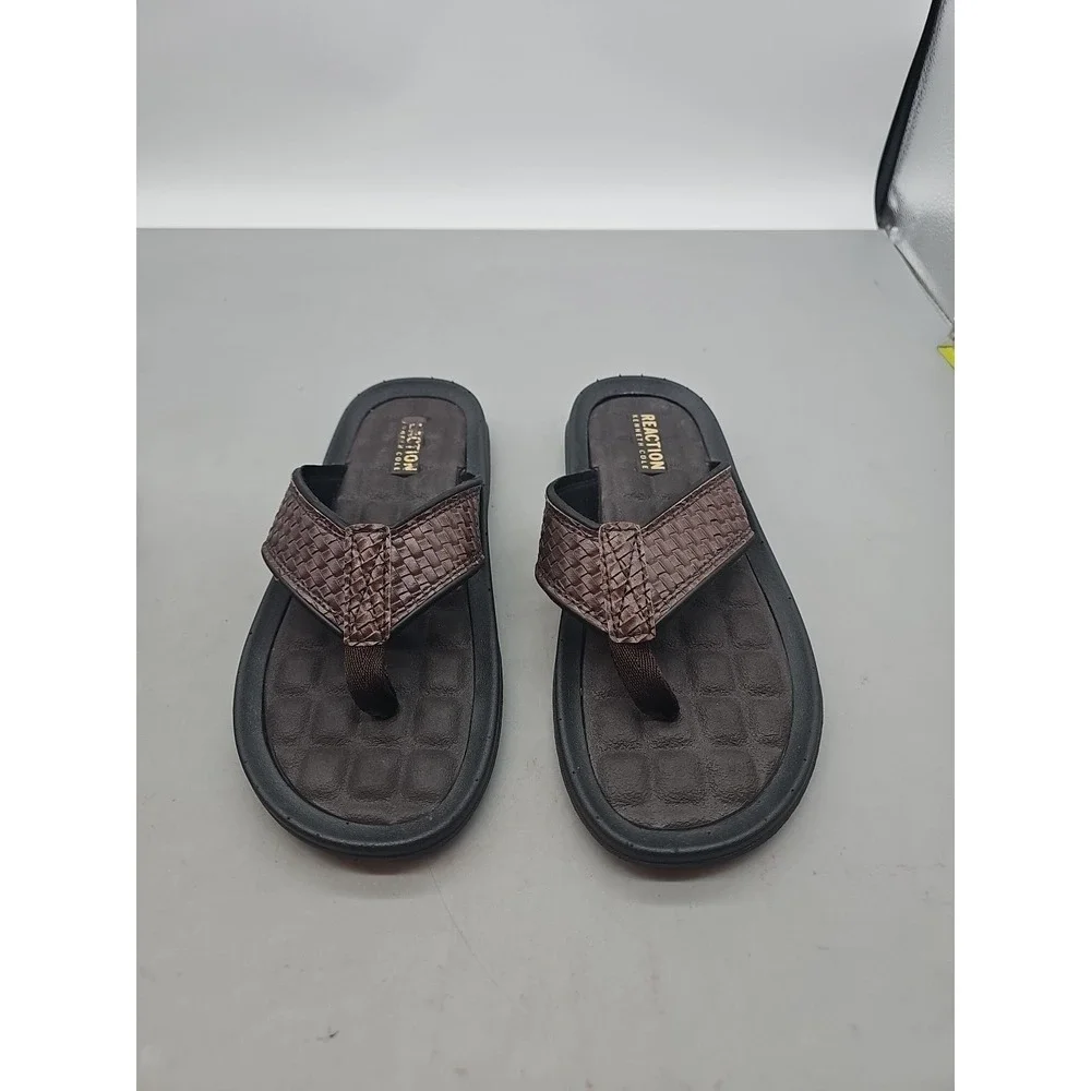 Skechers‎ Parson SD-Gino Flip Flops Chocolate Memory Foam Relaxed Fit Men's Sz 9